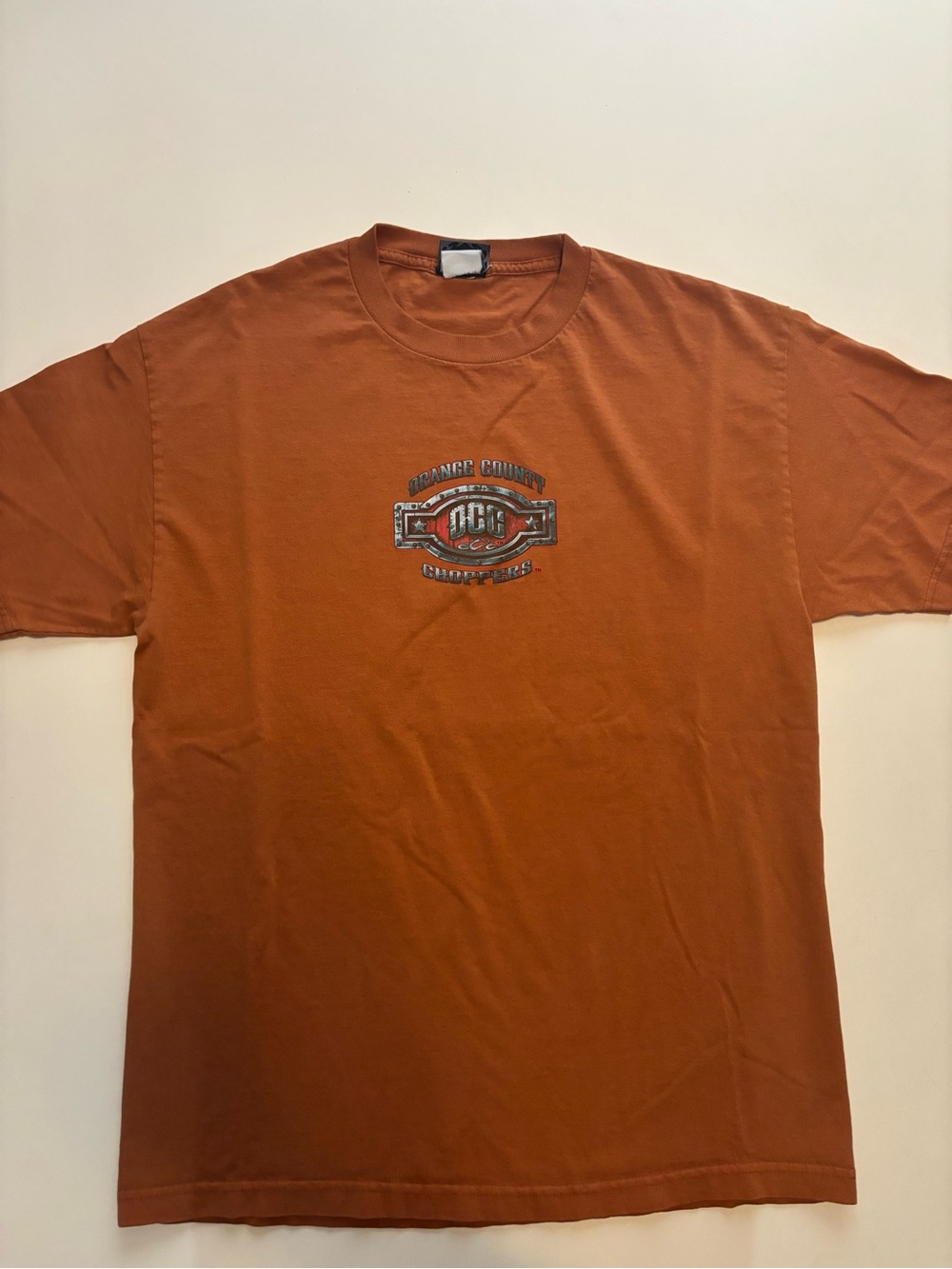 Vintage Orange county choppers flame motorcycle style shirt